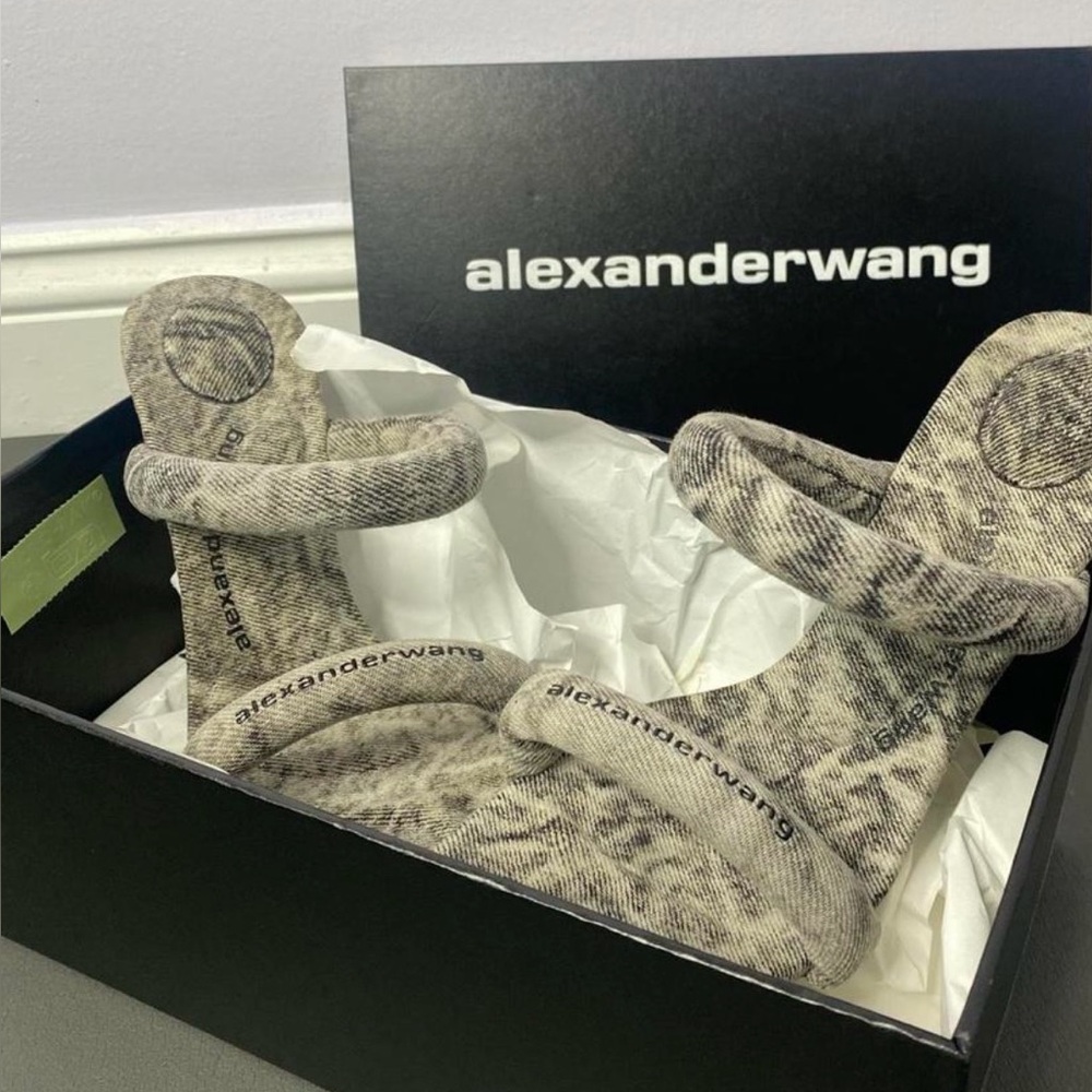Alexander Wang Julie 105MM Denim Tubular